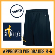 Badger-Dry 6" Shorts - Youth (Navy)